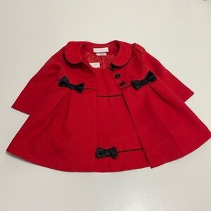 Bonnie Baby Dress With Matching Coat Set